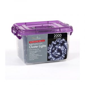 2000 Ice White LED Cluster Chaser Lights