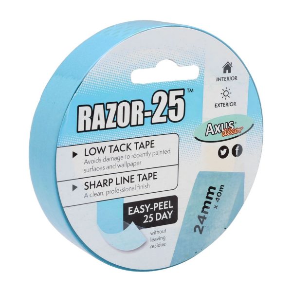 Axus Décor Razor -25 Low tack Masking Tape 2" / 48mm