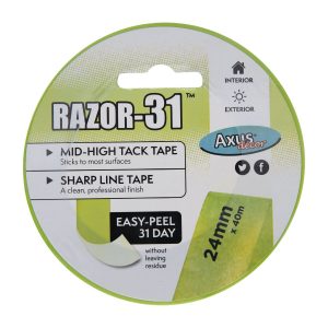 Axus Décor Razor -31 Mid High tack Masking Tape 1" / 24mm