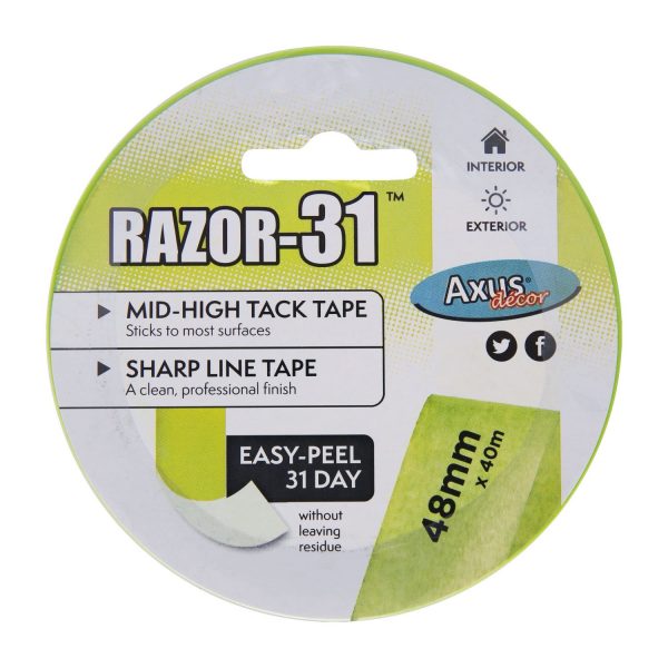 Axus Décor Razor -31 Mid High tack Masking Tape 2" / 48mm