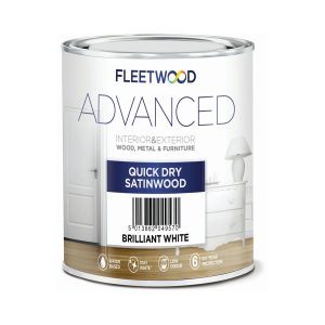 Fleetwood Advanced Satin Brilliant White (500ml)