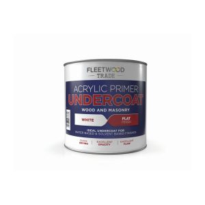 Fleetwood Acrylic Primer Undercoat Wood Masonry White