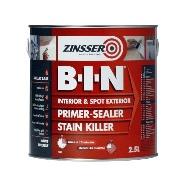 Zinsser Bin Primer 2.5lt.