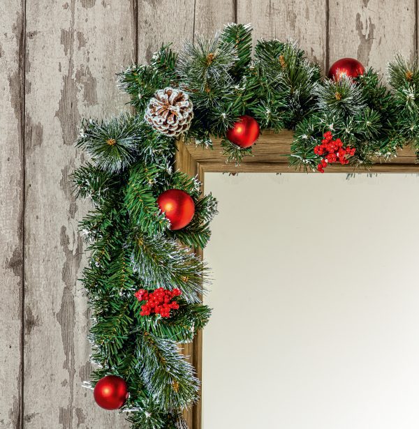 1.8M Red Dressed Garland - Image 2