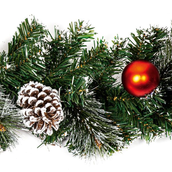 1.8M Red Dressed Garland - Image 3