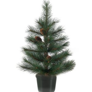 4' Forest Pine Potted Tree with Cones