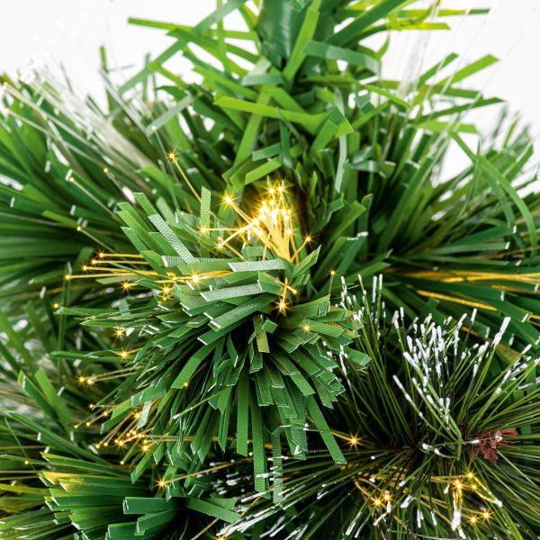 1.5M New Jersey Fibre Optic Tree With Warm White LED Lights - Image 6