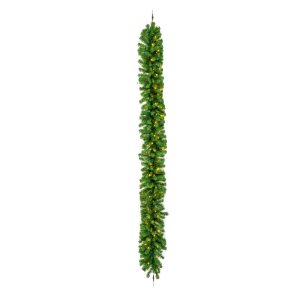 2.7m Pre lit Garland 80 WW LEDs