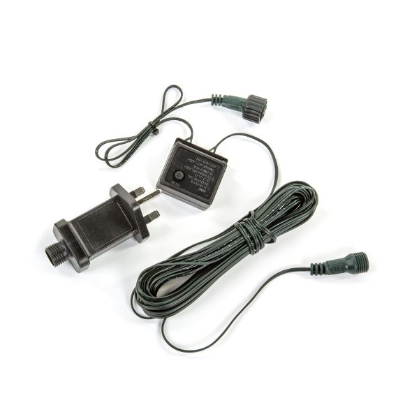 2.7m Pre lit Garland 80 WW LEDs - Image 3