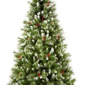 2.1M Sugar Pine PVC Tree with Berries and Cones