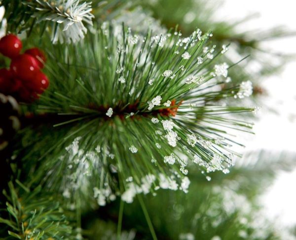 2.1M Sugar Pine PVC Tree with Berries and Cones - Image 3