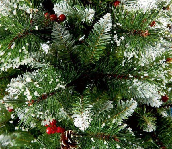 2.1M Sugar Pine PVC Tree with Berries and Cones - Image 5