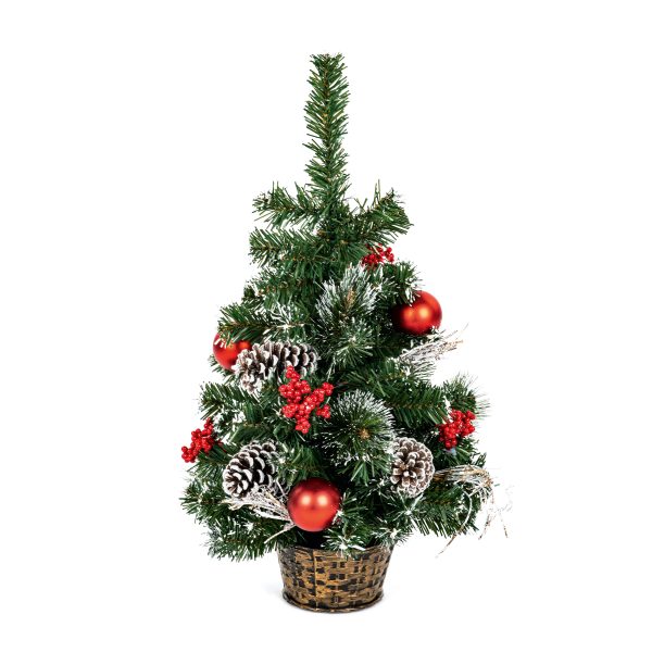 60cm Red Dressed Tree