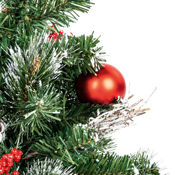 60cm Red Dressed Tree - Image 3