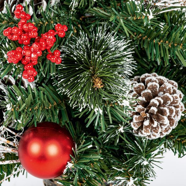 60cm Red Dressed Tree - Image 4