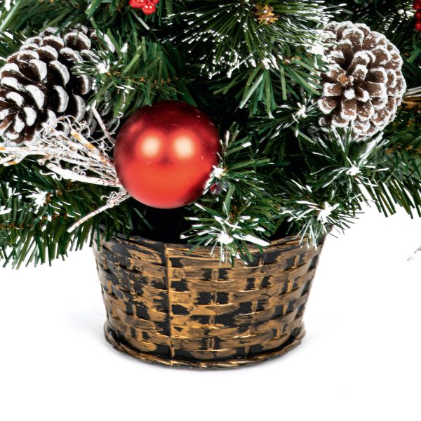 60cm Red Dressed Tree - Image 5