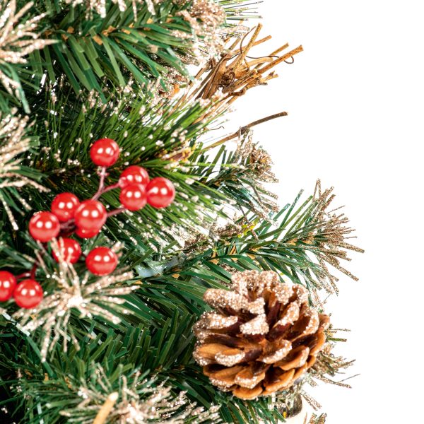 60cm Gold Dressed Tree - Image 3