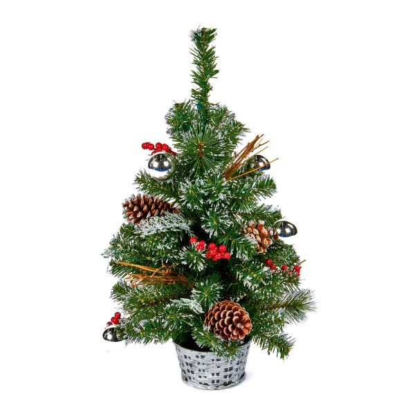 60cm Silver Dressed Tree